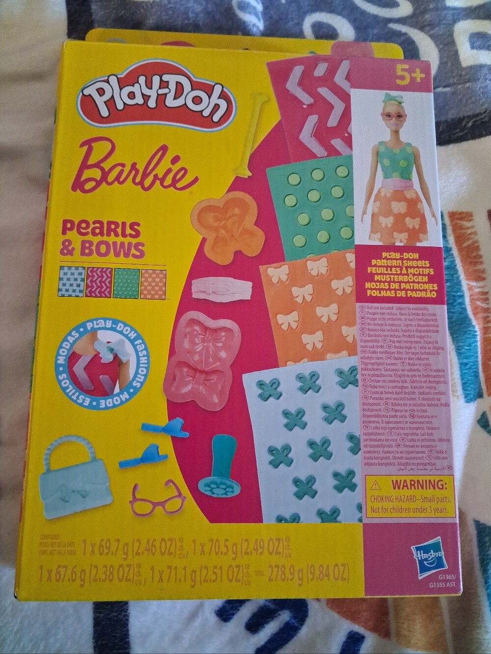 Barbie Pearls & Bows Playset - Yellow & Pink